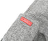 Linen 4 Pockets Bedside Caddy, Bedside Storage Organizer with Water Bottle Holder for Magazine, Remotes, Phone (Grey)