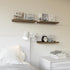3 Set 16 inches RICHER HOUSE Floating Shelves for Wall Decor, Wall Mounted Book Shelf, Nursery Shelves Picture Ledge