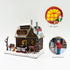 MOMENTS IN TIME 9”H Hand-Painted Polyresin LED Lighted Christmas Village House, Sugar Shack