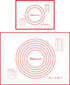 Daixers Silicone Baking Mats Set of 2,Extra Large 31.5" x 24" Small 16"