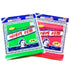 HMI 8 pcs Asian Exfoliating Bath Washcloth - Red & Green