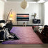 4x6 DweIke Luxury Fluffy Kids Rugs for Living Room Bedroom, Feet Shaggy Pink and Purple Area Rug for Girls Boys