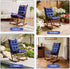 44x23x4 Inch, Rocking Chair Cushion, Waterproof and Fade-Resistant Adirondack Rocker Cushions, Indoor/Outdoor Rocking