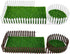 Woohome 35Inch Miniature Fairy Garden Fence, 4 PCS DIY Wood Picket Fence Mini Ornament for Dollhouse Home Garden Plant Pot DIY Diorama Project for Adult, Brown and White Fairy Garden Kits