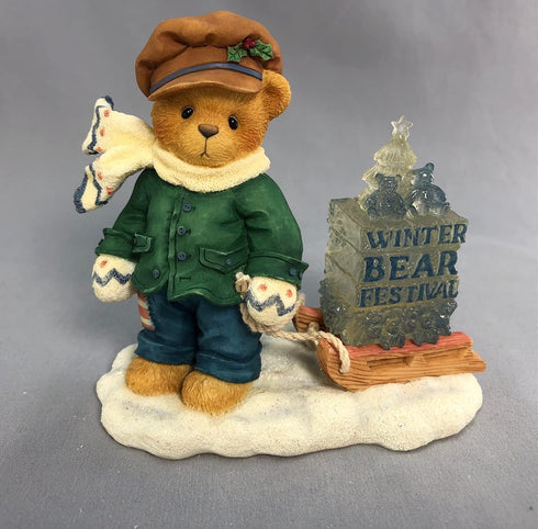 Cherished Teddies James - Going My Way for the Holidays, 269786