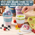 4 Pack 20 oz Hakan Overnight Oats Containers with Lids & Spoons - Reusable Yogurt Parfait Cups with Topping Dome