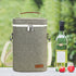 ZORMY 2 Bottle Insulated Wine Carrier Bag for Travel, Cooler Tote with Shoulder Strap & Corkscrew Opener