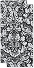 DII Cotton Dish Towel Set, Damask Print, Black, 18x28, 2 Count