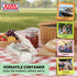 Counter, Stay Fresh Cream Cheese Container For Fridge Clear Plastic for Cream Cheese, Dishwasher Safe, BPA Free Cheese