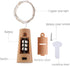 10 Pack Bottle Cork Lights, 10 LED Wine Bottle Battery Powered Lights, Copper Wire Fairy String Light for Home Decor