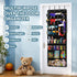 Over Door Toy Gun Storage, Hanging Organizer for Toy Guns, Hanging Toys Organizer with Pockets, Hook&Loop Straps