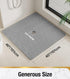 40 40 Inch HITSLAM Square Shower Mat, x Non Slip Bath Mat for Tub, Soft PVC Loofah Bathtub Mats with Drain Holes, Quick