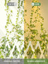Lights,13ft Remote,40 Vines with Fairy Ivy Garland String lights with LED Fake Leaf lights USB/Battery Operate