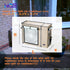 NGB Mini Split Cover for Air Conditioner Outdoor Unit, 35.4"L x 15.4"W x 27.5"H Universal Protection