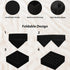 Simple Houseware 4-Pack Drawer Organizer Set, Foldable Non-Woven Storage Boxes for Underwear, Socks, Black