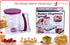 Pancake Batter Dispenser Spring-Loaded Handle for Pancake Waffle Maker or Griddle Mixer Cup & Kitchen Accessory Mixing Measuring & Cup Cake Baking (Purple)