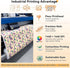 Custom Size Bench Cushion, Non-Slip High Density Foam Bench Seat Cushion for Indoor Furniture, Window Seat, Piano