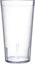 Carlisle FoodService Products 52168107 Stackable Shatter-Resistant Plastic Tumbler, 16 oz., Clear, Pack of 6