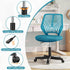 Armless Yaheetech Kids Cute Office Chair Low-Back Study Chair w/Lumbar Support Adjustable Height for Children