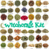 42Pcs Set Dried Herbs Witchcraft Supplies kit, Witchy Herbs and Flowers Gift for Witch Beginner, Wiccan,Wicca Altar