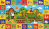 3x5 36"x60" Upgrade Ultra Non Slip ABC Rugs for Kids Playroom, Washable Alphabet Floor Mat for Toddlers, Educational