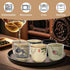 6 6 Oz Pieces Japanese Tea Cups, Ceramic Coffee Cup with Good Heat Retention, No Handle Teacup Matcha Mug for Latte