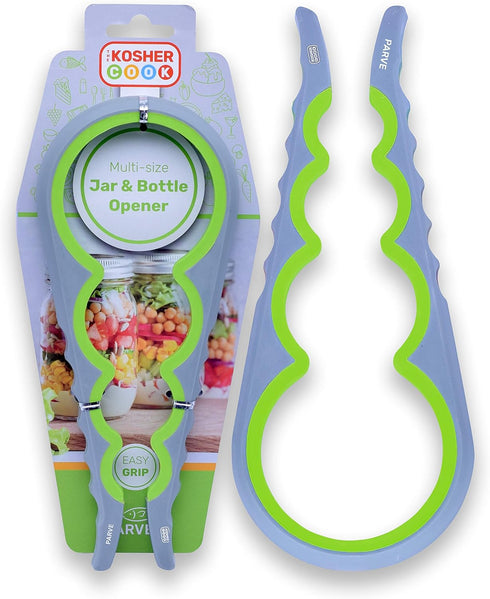 Parve Green Jar Opener, Safe Manual Bottle Opener with Comfortable Grip for Kitchen Accessories