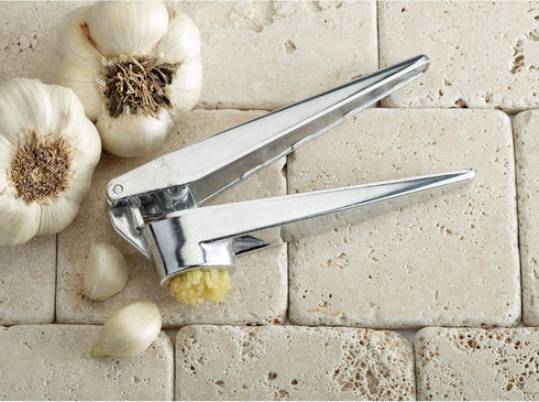6.25 1-Inches, 1906 Fantes No-Peel, Self Cleaning Garlic Press, x the Italian Market Original since