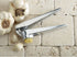 6.25 1-Inches, 1906 Fantes No-Peel, Self Cleaning Garlic Press, x the Italian Market Original since