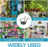 8.66X7.08X6.49 Inch Yardwe Hanging Succulent Planter Flowerpot Holder Stand for Balcony Window Porch Metal Plant Stand