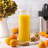 Set 32 oz 4 Pack All About Juicing Glass Bottles - Jars, Wide Mouth with Lids for Juice, Smoothies, Water, Milks