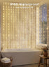 180 70 Inch 8 Brightown LED Shower Curtain Lights, Warm White Fairy Lights Battery Operated String Lights, Modes