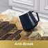 Likiyol Kitchen Rugs Set of 2, Brown Gold Ombre Marble Anti Fatigue Mats for Kitchen Floor, Non Slip Washable, 18'' x