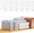 Yieach Adjustable Height Clear Shelf Dividers,6 Pack Acrylic Closet Shelf Dividers for Organization,11.1