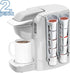 STORAGENIE Coffee Pod Holder, Side Mount K Cup Dispenser for Keurig Coffee Makers, Perfect for Small Counters