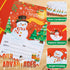 WERNNSAI 24 Pack Christmas Party Invitations Kit, Snowman Invitation Cards with Envelopes and Stickers