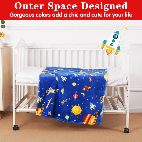 30x40 Inches) Lukeight Toddler Blanket for Boys and Girls, Plush and Thick Blanket Birthday Gifts for Toddler and Baby