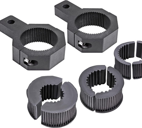 Off-Road ATV UTV Light Bar Mounts, Mounting Bracket Kits for 1"/1.5"/1.75"/2" Inch Vertical Bar, 2 Units