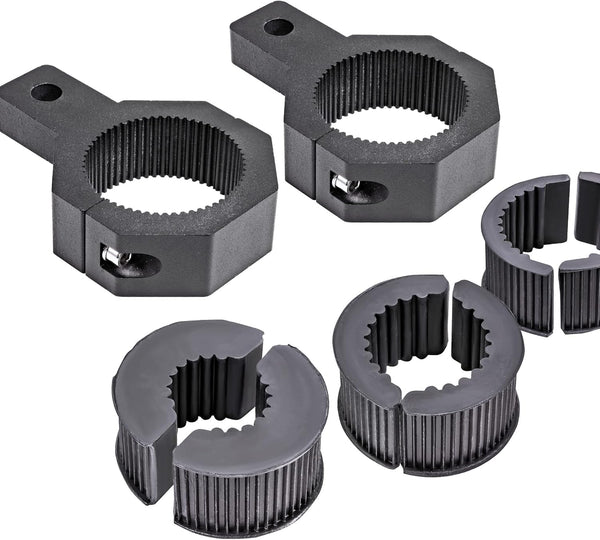 Off-Road ATV UTV Light Bar Mounts, Mounting Bracket Kits for 1"/1.5"/1.75"/2" Inch Vertical Bar, 2 Units