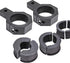 Off-Road ATV UTV Light Bar Mounts, Mounting Bracket Kits for 1"/1.5"/1.75"/2" Inch Vertical Bar, 2 Units
