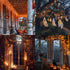 32.5FT 100 16 Orange Halloween String Lights Outdoor, Thanksgiving Mini Lights, LED Waterproof Christmas Lights