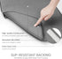 Bellemain XXL Dish Mat, 24" x 17" Microfiber Drying Mat, Super Absorbent, Gray