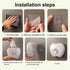 2024 New Thickened Cling Film Sleeve Storage Box with 200pcs Plastic Food Wrap Bag Organizer, Wall-Mounted Kitchen