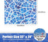 Shower Mat Bathtub Mat Non-Slip, 24x32 Inch Soft Comfort Bath Mat with Drainage Holes