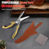 ANDONG Heavy Duty Kitchen Poultry Shears with Serrated Edge, Spring Loaded Kitchen Scissors, Professional Chicken