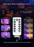 300 8 1 Pack Brightown LED Fairy Curtain Lights, Curtain String Lights, USB Plug in Lighting Modes Christmas