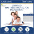 California King Mattress Protector Bedbug Waterproof Zippered Cover - Deep Pocket Fits