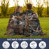 Camo,80"x60" KOYI Camo Gifts for Men, Camo Buck Blanket, Realistic Camo Leaves with Deer Blanket, Deer Gifts for Men