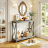 2-Tier ZENY Console Table, Entryway Table, Narrow Sofa Table with Shelves, Entrance Table for Living Room, Entryway