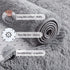 YJ.GWL Area Rugs for Bedroom - 2x3 Washable Small Grey Bedside Rug, Fluffy Shaggy Indoor Carpet